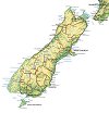 Karte der Südinsel (96 kByte)